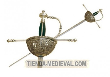 ESPADA TIZONA ESPAÑOLA (ROPERA DE TAZA)