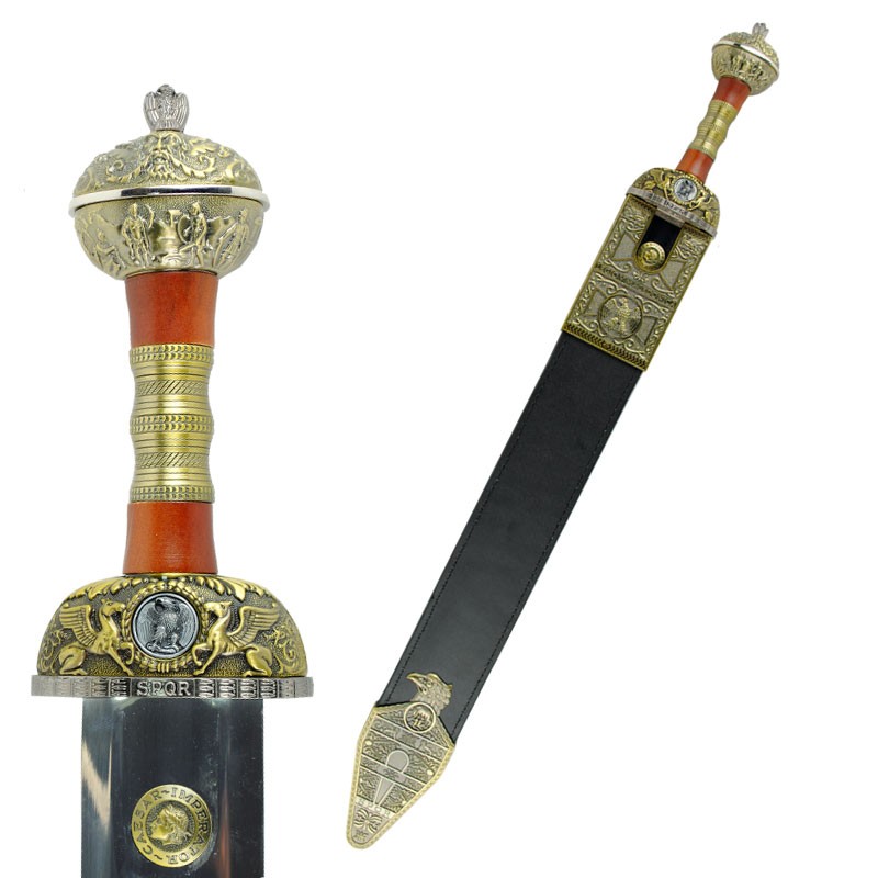 Espada romana gladius, Julio César