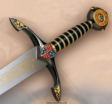 ESPADA DEL PRÍNCIPE NEGRO 450x419 - Espada de Eduardo de Woodstock, El Príncipe Negro