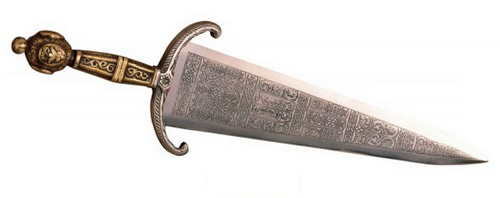 Replica Cinquedea - Espada de Marco Polo