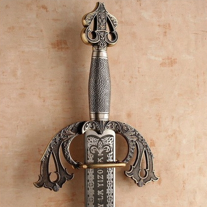 ESPADA TIZONA CID CAMPEADOR - Espada Lobera de San Fernando III, Rey de Castilla y León