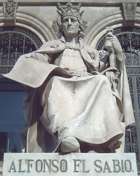 Escultura de Alfonso X El Sabio