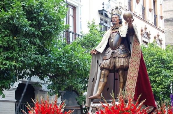SAN FERNANDO EN PROCESIÓN SAN FERNANDO EN PROCESIÓN