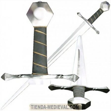 ESPADA GÓTICA UNA MANO DE LUJO 450x450 - Functional Gothic Swords: A Complete Guide to History, Technique, and Recreation Use