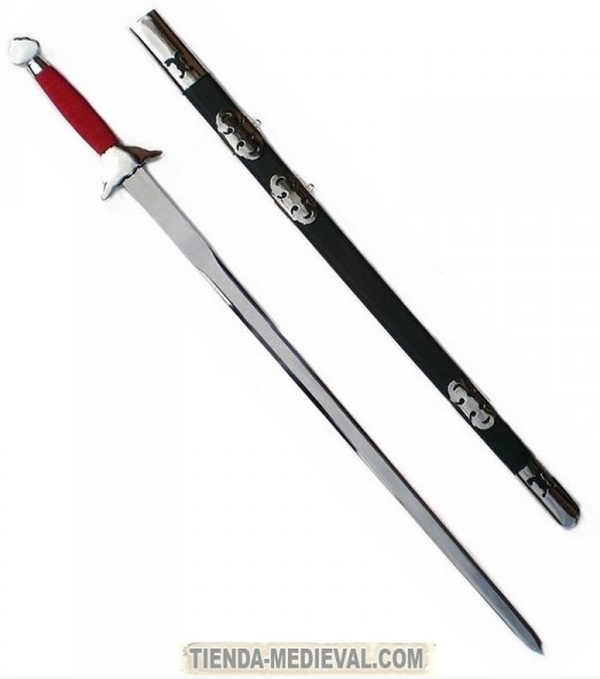ESPADA JIAN CON VAINA - Quiero una maravillosa espada china
