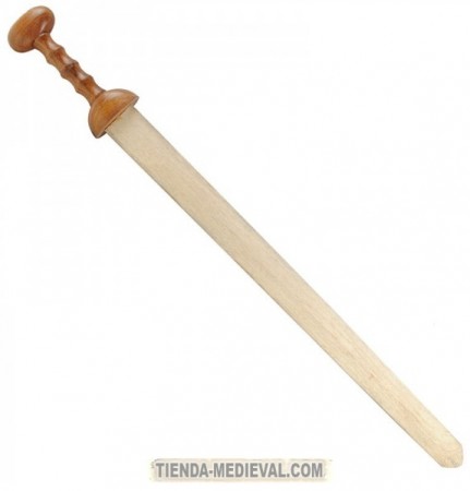 ESPADA ROMANA DE MADERA 431x450 - Espadas de madera, de polipropileno y de látex para entrenamiento