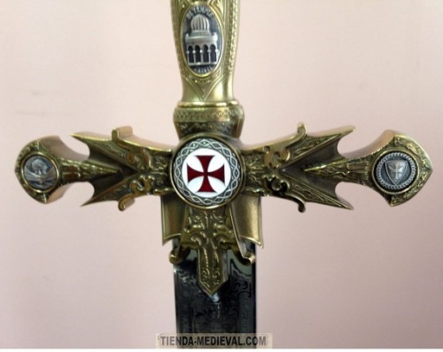 ESPADA TEMPLARIA DECORADA.1 500x397 custom - Espada Templaria decorada