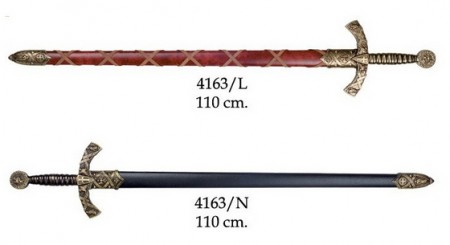ESPADA CABALLERO TEMLARIO CRUZADAS SIGLO XII 450x245 - Espada Medieval Tewkesbury Siglo XV