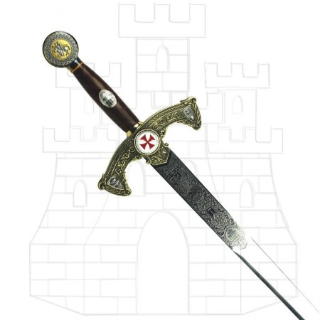 espada templaria decorada 1 450x450 - Espada Templaria de Toledo