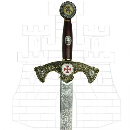 espada templaria decorada 2 450x450 - Espada Templaria de Toledo