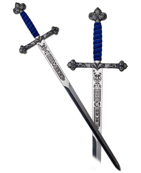 Espada de San Jorge - Espadas y dagas con puño de terciopelo