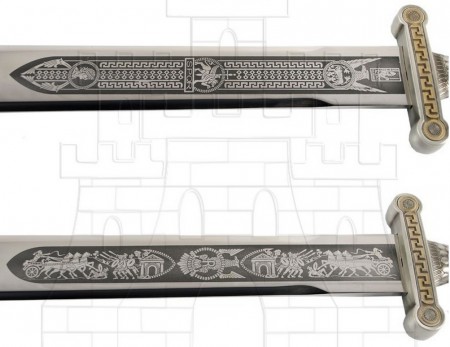 Espada legiones romanas plata