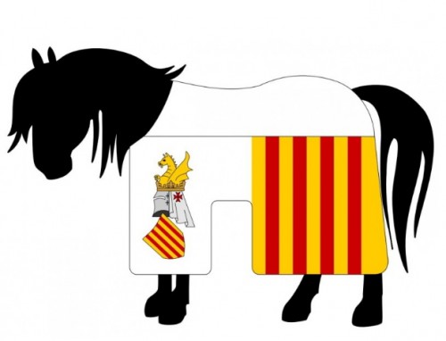 Gualdrapa caballo Jaime I de Aragón