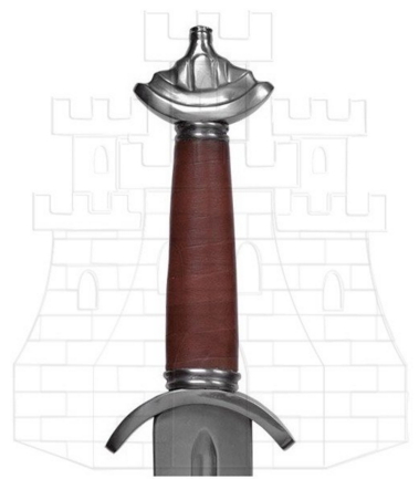 Espada Inglesa Sajona funcional siglo IX X - El pomo de las espadas funcionales