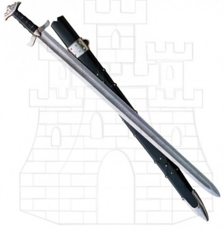 Espada Vikinga Acero Damasco 438x450 custom - Los Pomos de las Espadas Vikingas