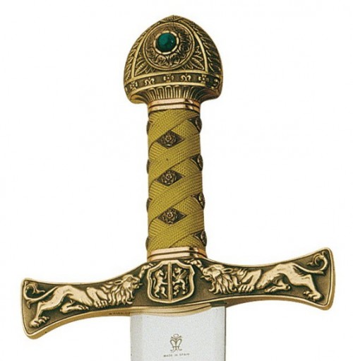 Espada de Ivanhoe en Bronce - Las espadas más famosas del cine