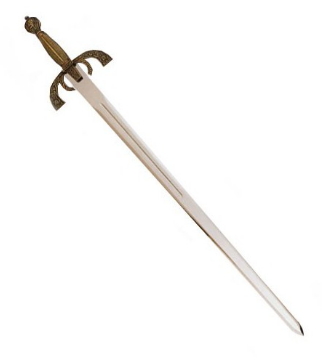 Espada Duque de Alba puño costillas - Espadas del Gran Duque de Alba