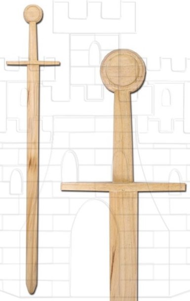 Espada medieval de madera - Espadas de madera para prácticas