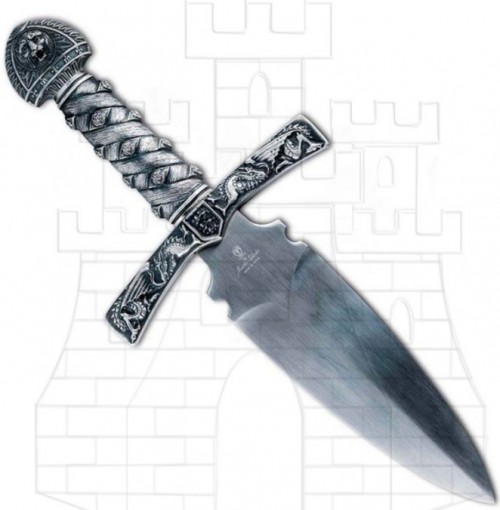 Daga Ricardo Corazón de León - Espada medieval León Rampante