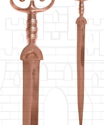 Espada de antenas de bronce
