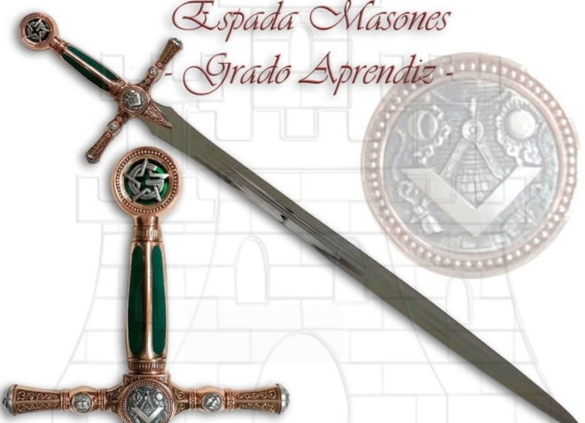 Espada Masones Grado de Aprendiz