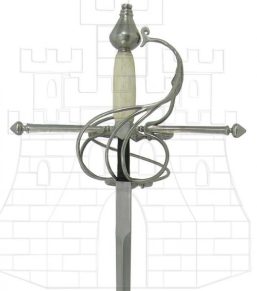 Espada Rapiera puño hueso - Espada Ropera de Lazo Venice