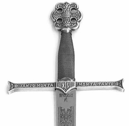 Espada Reyes Católicos puño costillas - Espadas puño costillas