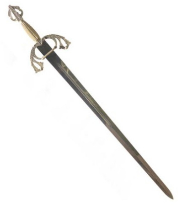 Espada Tizona Cid puño costillas