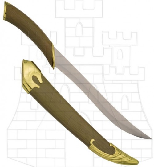 Espadas, Katanas, Dagas y Hachas Fantásticas Daga fantástica con vaina 1 - Espadas, Katanas, Dagas y Hachas Fantásticas