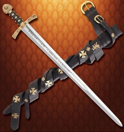 Espada Ricardo Corazón de León de lujo - Dagas y Espadas Ricardo I Corazón de León