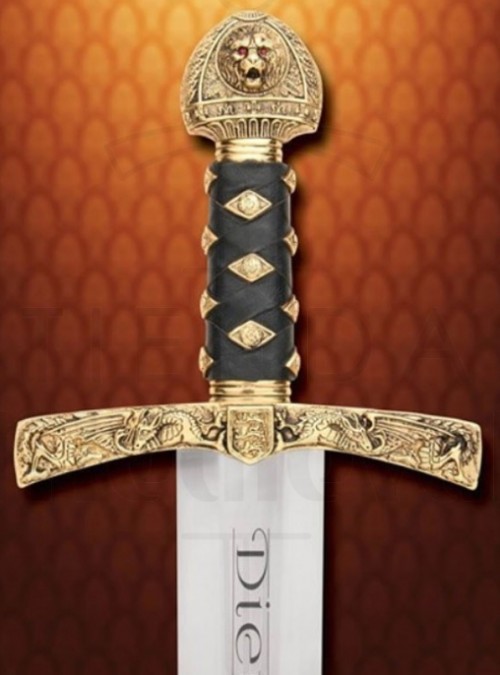 Espada Ricardo Corazón de León lujo - Espada de lujo Ricardo Corazón de León