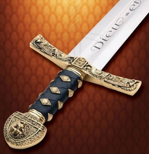 Espada de Ricardo Corazón de León lujo