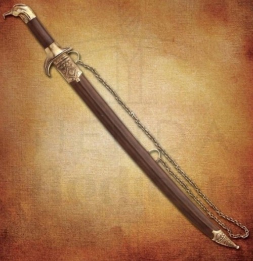Espada de la Muerte de Frank Frazetta - Espada y Escudo Themistokles, película 300