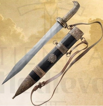 Gladius Oficial Romano con vaina - Espada Legionario Romano Siglo I