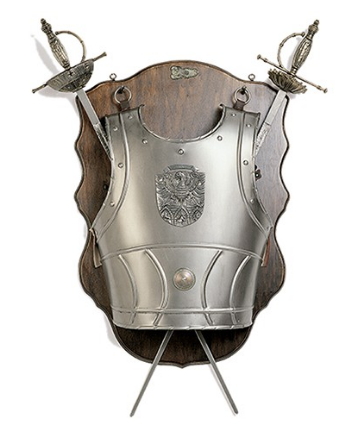 Panoplia peto y espadas 1