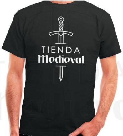 Camiseta Negra de Tienda-Medieval 1