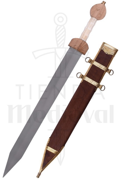 Espada Romana Gladius Fulham Con Vaina Siglo III A.C.