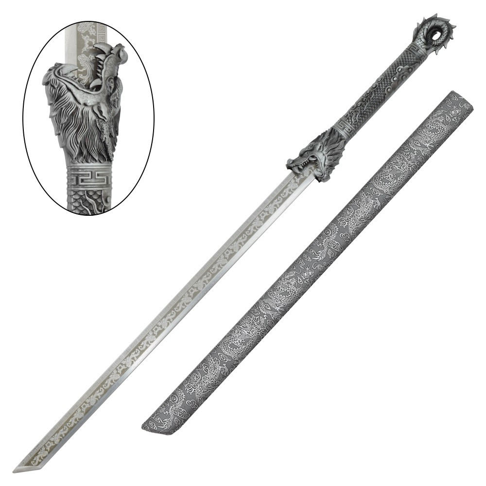 Espada china tradicional Dragón, dinastía Tang (105 cm.)