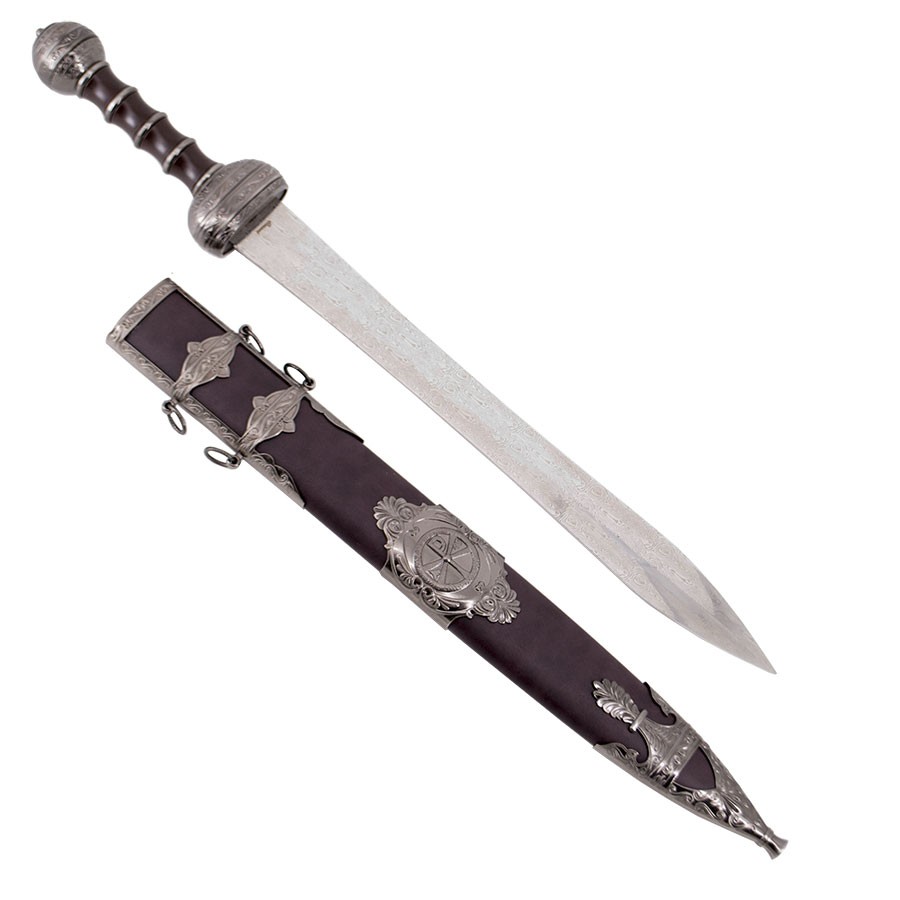 Spatha caballeria romana con vaina marron 1737875970