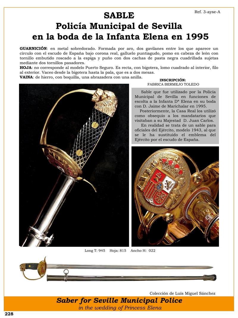 SABLE PARA LA POLICA MUNICIPAL DE SEVILLA EN LA BODA DE LA INFANTA ELENA EN 1995.jpg 1742987458
