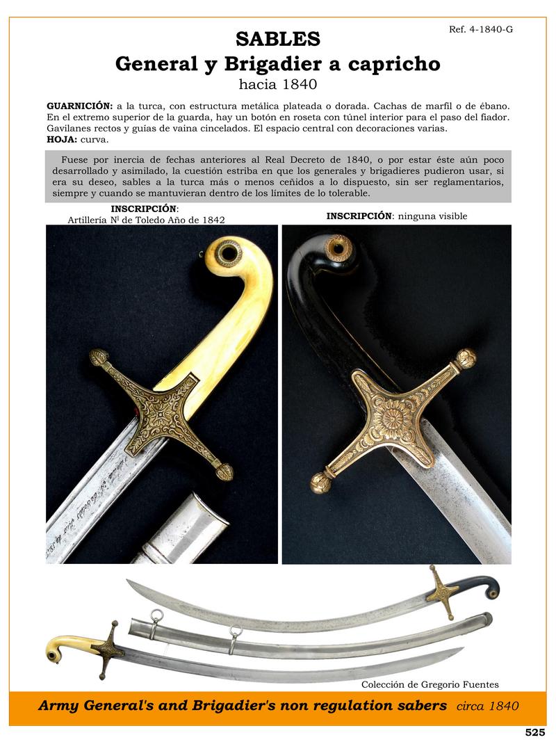 ARMY GENERALS AND BRIGADIERS NON REGULATION SABERS CIRCA 1840.jpg 1748149764 - Non-Regulation Swords for Generals: Style and Exclusivity