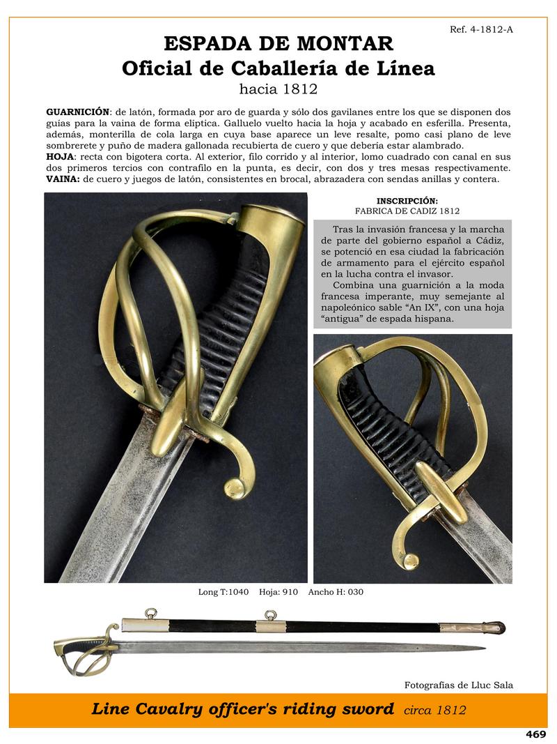 ESPADA DE MONTAR OFICIAL DE CABALLERA DE LNEA HACIA 1812.jpg 1746961766 - Cavalry Officer's Sword 1812