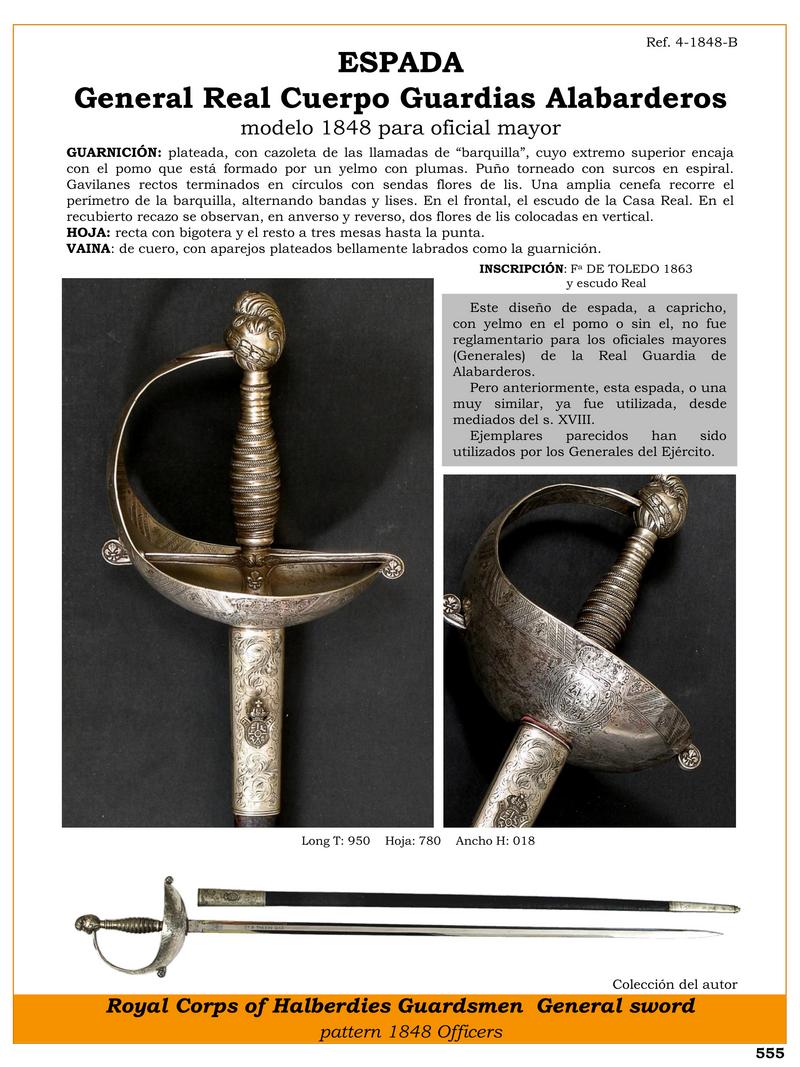 ESPADA GENERAL REAL CUERPO GUARDIAS ALABARDEROS MODELO 1848 PARA OFICIAL MAYOR.jpg 1748711365 - Major Officer Sword 1848: Elegance and Military Tradition