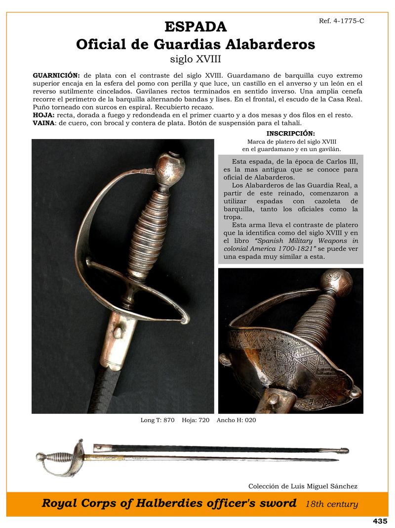 ESPADA OFICIAL DE GUARDIAS ALABARDEROS SIGLO XVIII.jpg 1746227369