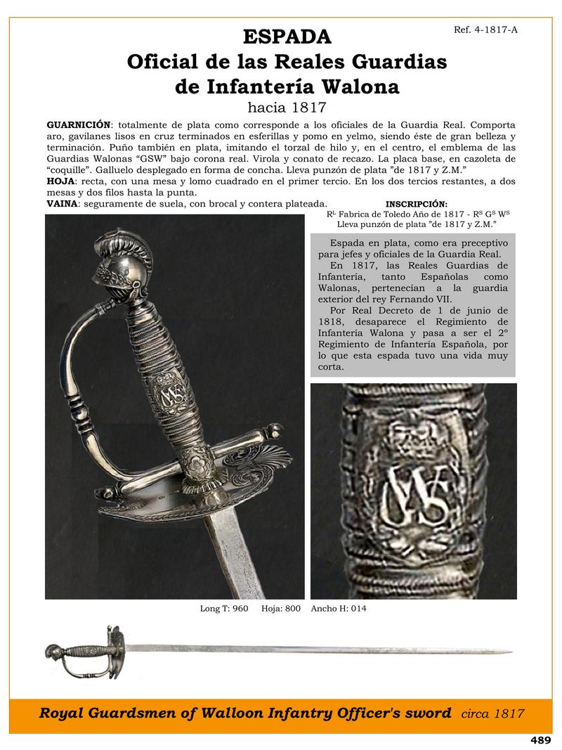 ESPADA OFICIAL DE LAS REALES GUARDIAS DE INFANTERA WALONA HACIA 1817.jpg 1747393762 - Official Sword of the Royal Welsh Guard of 1817