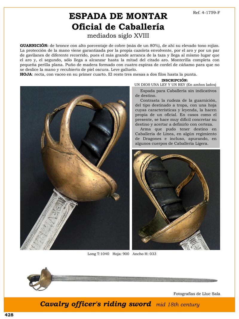 Espada de Montar Oficial de Caballera Mediados Siglo XVIII.jpg 1746097767