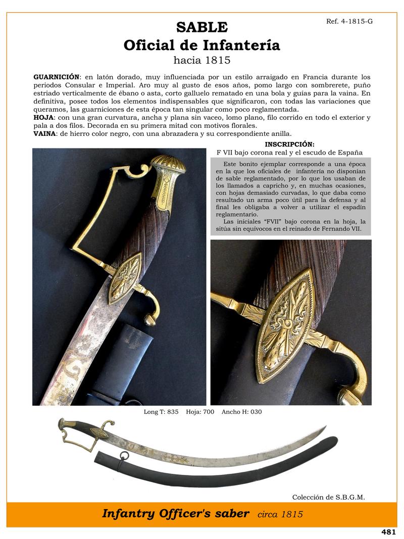 Infantry Officers saber circa 1815.jpg 1747220964 - Official Infantry Sabre 1815: Unique and Exclusive Design