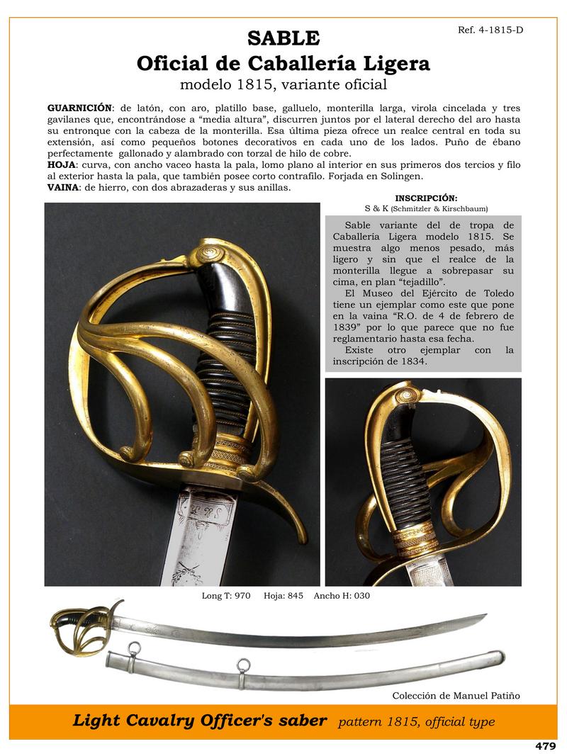 SABLE OFICIAL DE CABALLERA LIGERA MODELO 1815 VARIANTE OFICIAL.jpg 1747199368 - Official Light Cavalry Saber: Unique Design 1815
