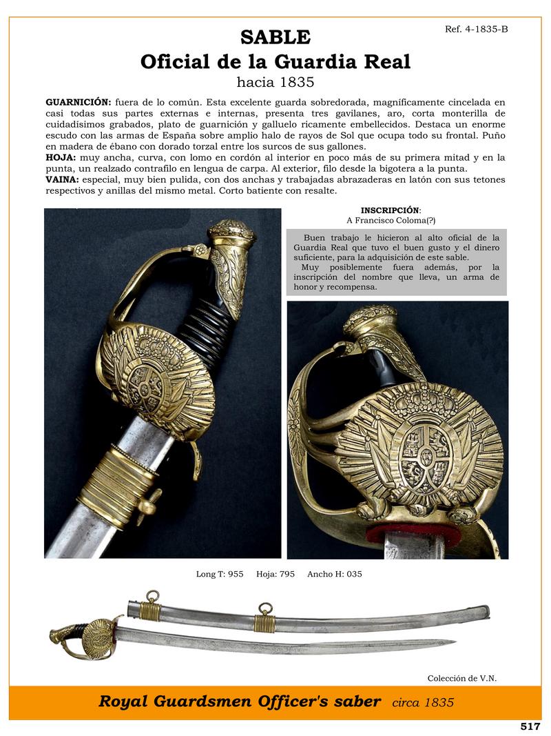 SABLE OFICIAL DE LA GUARDIA REAL.jpg 1747998564 - Exclusive Collection: Royal Saber with Unique Design