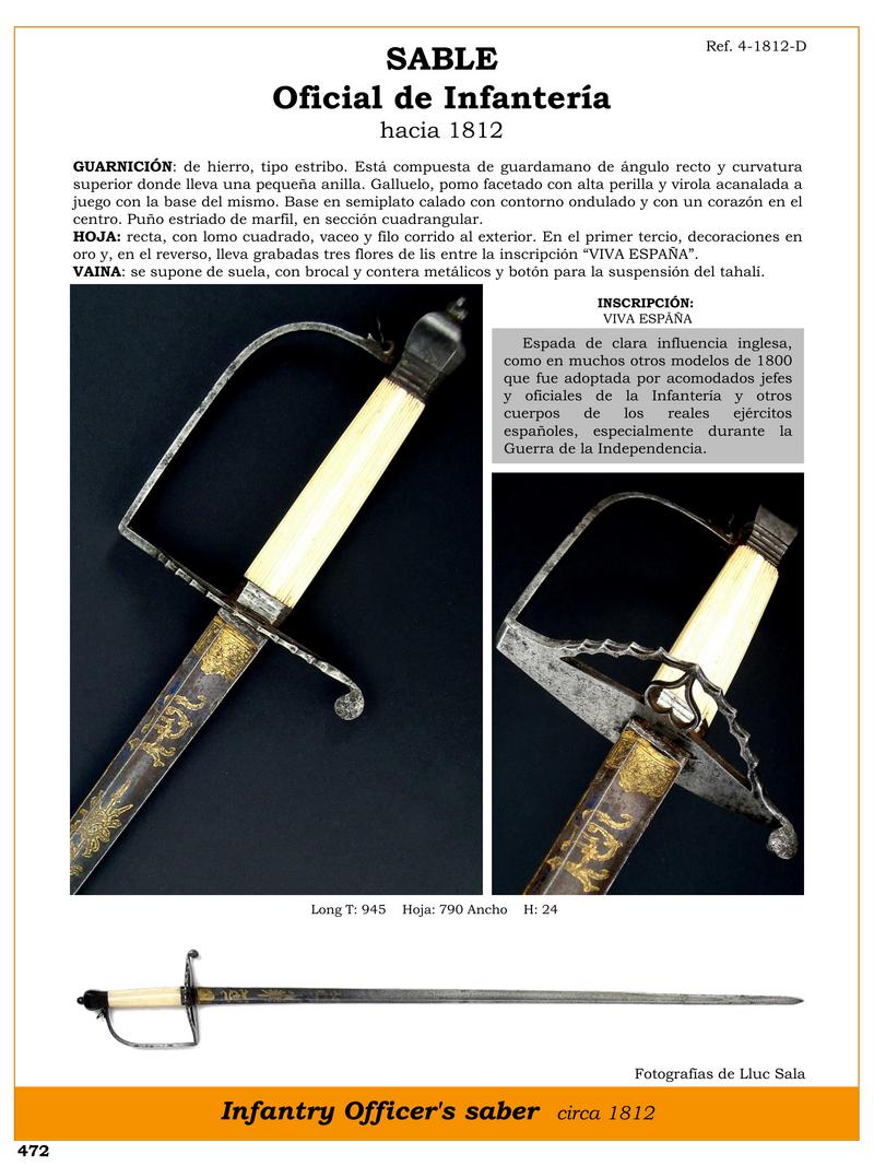 SABLE.jpg 1747026567 - Infantry Sword 1812: Elegance and Spanish History